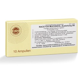 MUCOKEHL ausleitung racetos sol inj 10 amp 1 ml