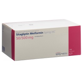 SITAGLIPTIN Metfor Spirig HC 50/500mg 196 pce