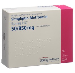 SITAGLIPTIN Metfor Spirig HC 50/850mg 56 pce