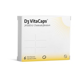 D3 VITACAPS caps moll 24000 I.U. 6 pce