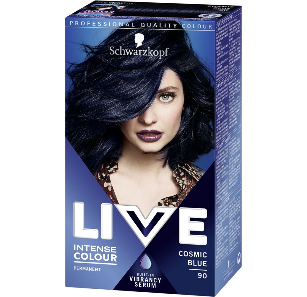 LIVE Intense Color Gel 090 Cosmic Blue