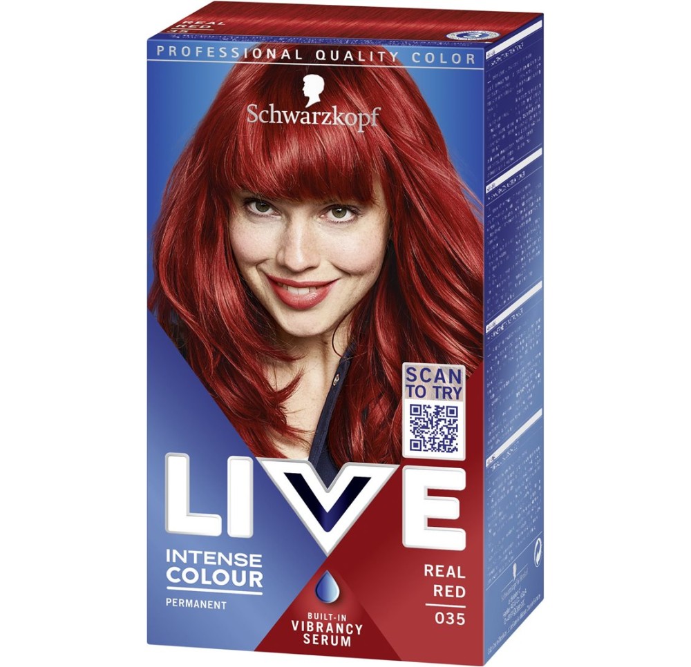 LIVE Intense Color Gel 035 real Red