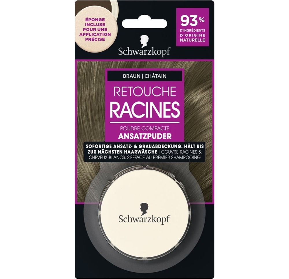 RETOUCHE RACINES Poudre Compacte Châtain clair