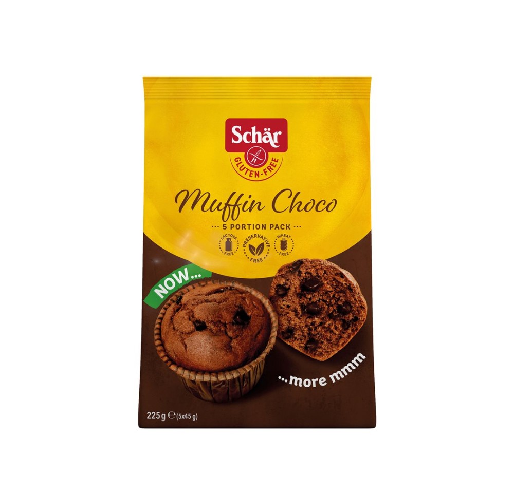 SCHÄR muffins choco sans gluten 225 g