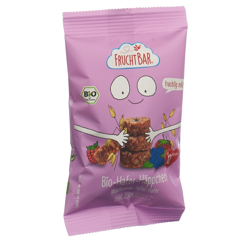 FRUCHTBAR Hafer Häppchen bio Waldb Apf Hafer 40 g FRUCHTBAR Hafer Häppchen bio Waldb Apf Hafer 40 g