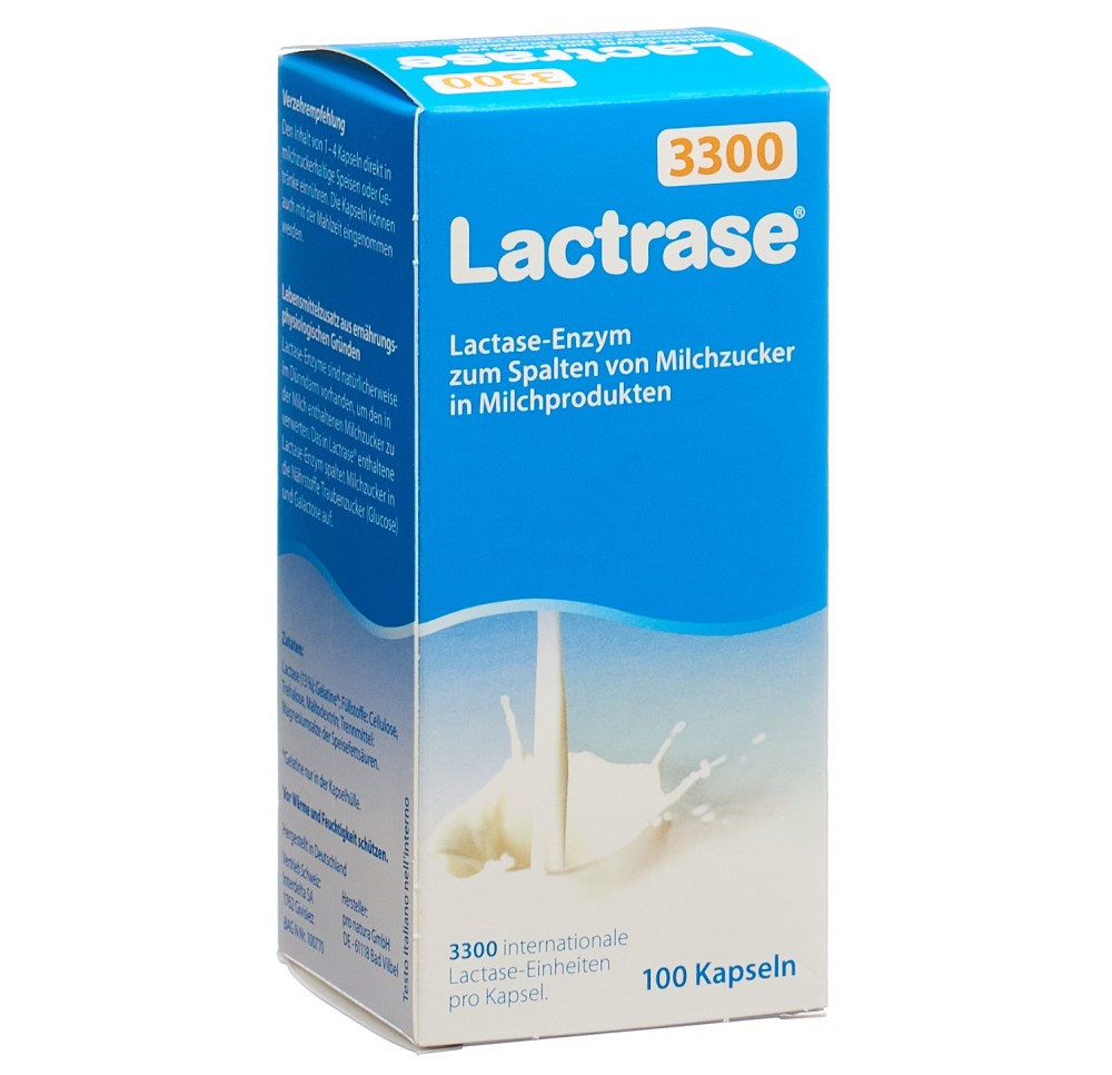 LACTRASE caps 3300 UI 100 pce LACTRASE caps 3300 UI 100 pce