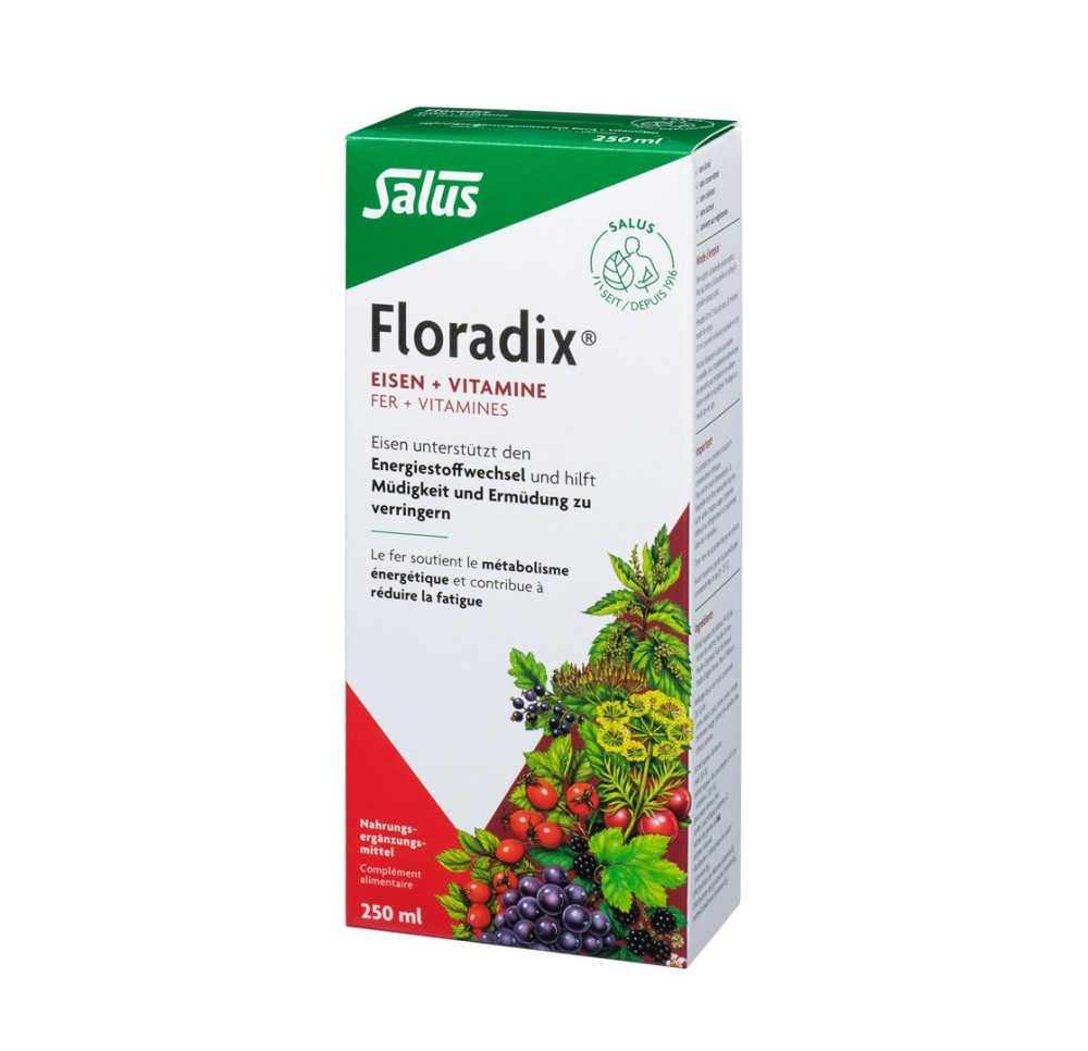 FLORADIX Fer + vitamines fl 250 ml FLORADIX Fer + vitamines fl 250 ml