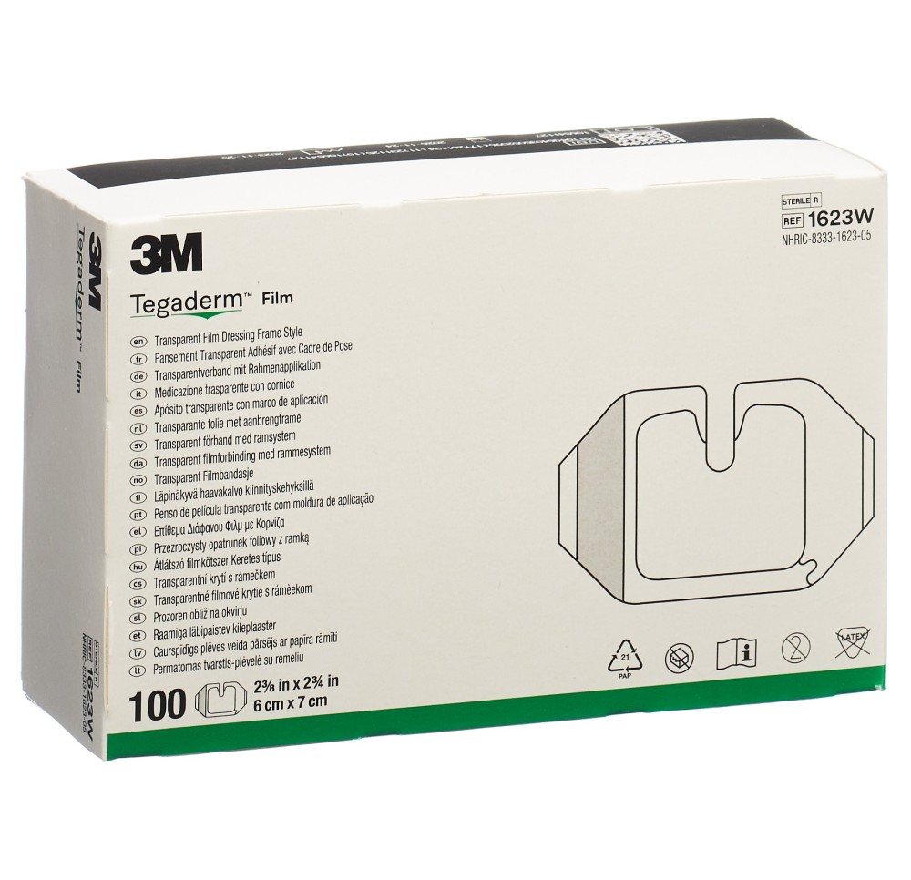 3M TEGADERM IV pans cathéter 6x7cm (nv) 100 pce