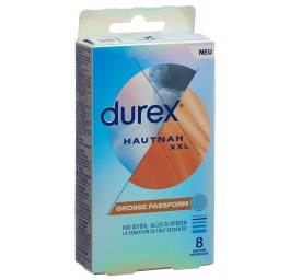 DUREX Hautnah préservatif XXL 8 pce