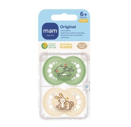 MAM Original lolette caoutchouc 6-16m 2 pce