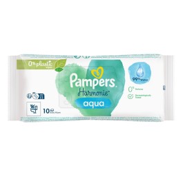 PAMPERS lingettes humides Aqua Travelpack 10 pce
