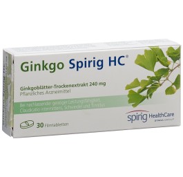 GINKGO Spirig HC cpr pell 240 mg 30 pce