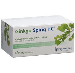 GINKGO Spirig HC cpr pell 240 mg 90 pce