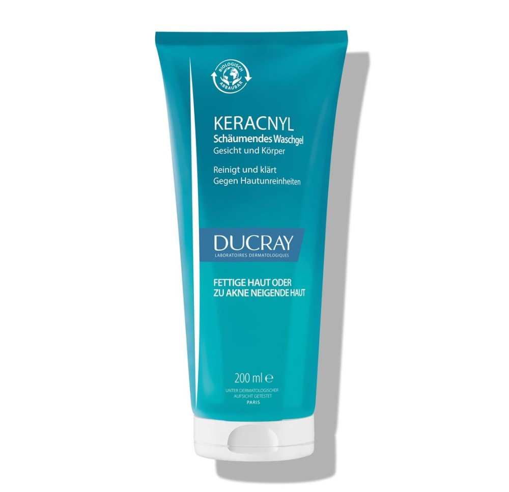 DUCRAY KERACNYL gel moussant tb 200 ml