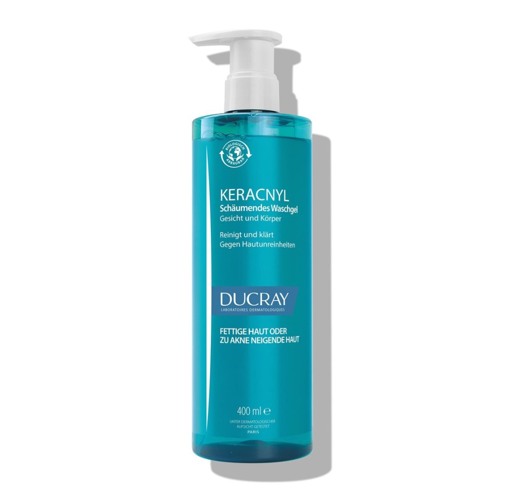 DUCRAY KERACNYL gel moussant tb 400 ml