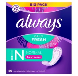 ALWAYS prot-slip Normal parfum fraîch BigP 56 pce
