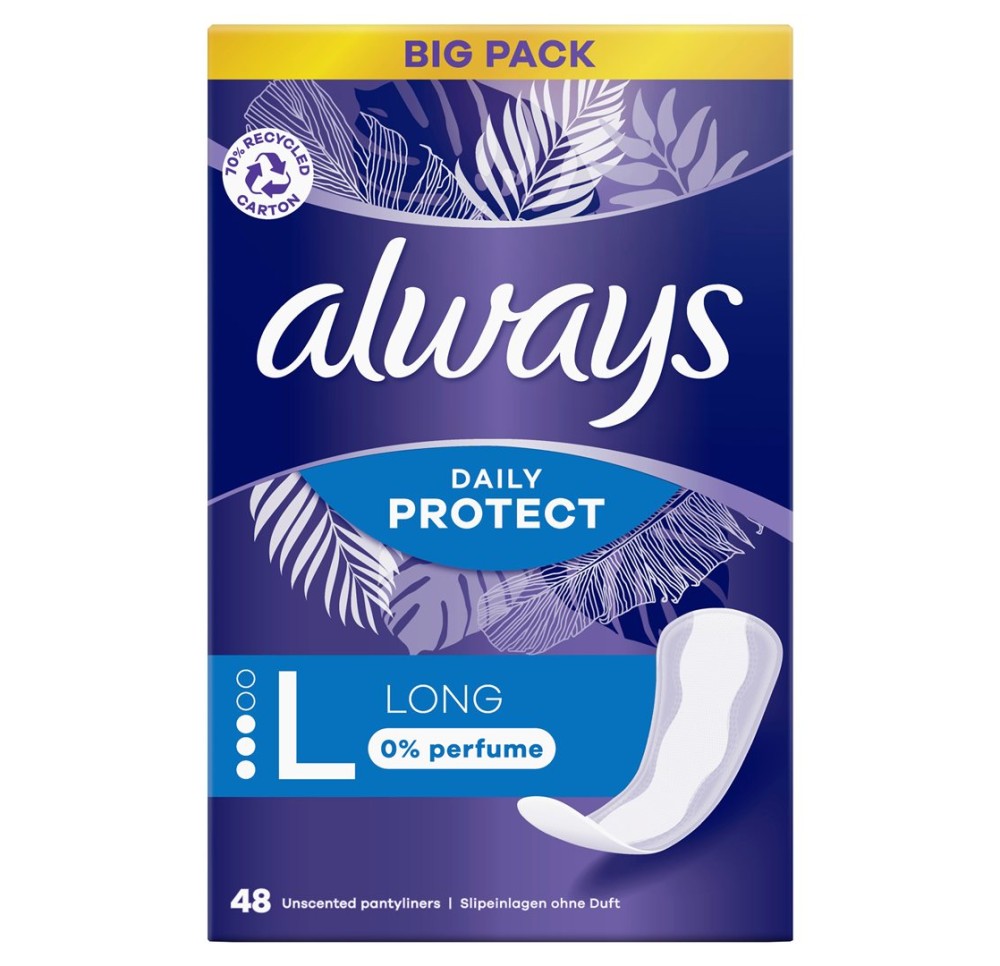 ALWAYS prot-slip Daily Prot Long s par BigP 48 pce