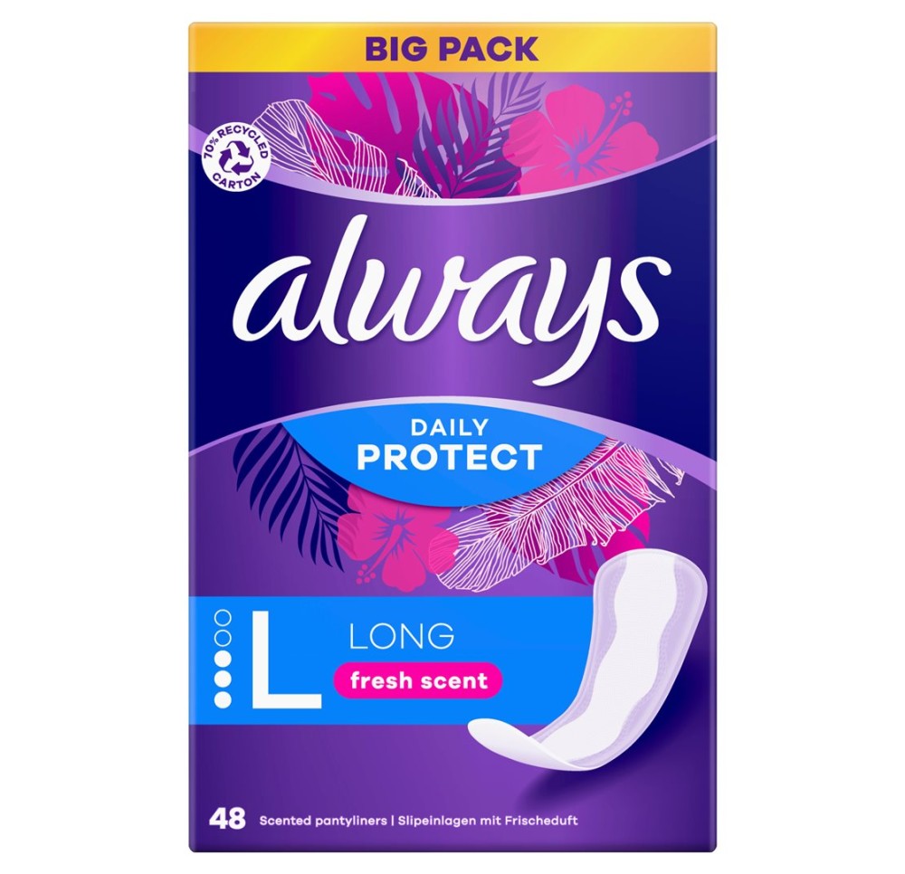 ALWAYS prot-slip Daily Prot Lo parf fr BigP 48 pce