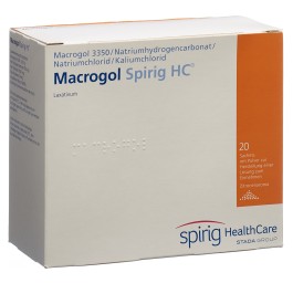 MACROGOL Spirig HC pdr sach 20 pce