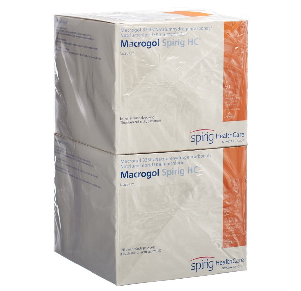 MACROGOL Spirig HC pdr sach 100 pce MACROGOL Spirig HC pdr sach 100 pce