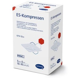 HARTMANN compresse ES 5x5cm 12c st 100 pce