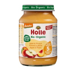 HOLLE pomme & pêche 190 g