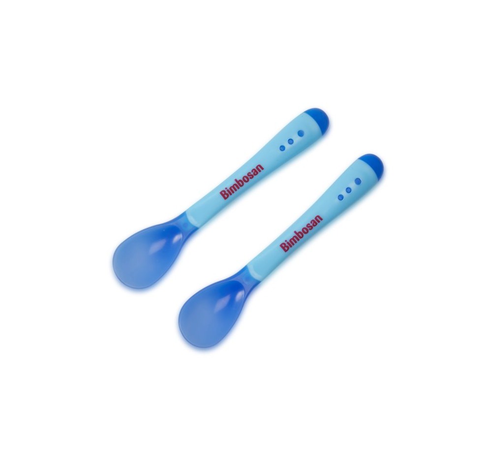 BIMBOSAN Cuillères bleu 2 pce