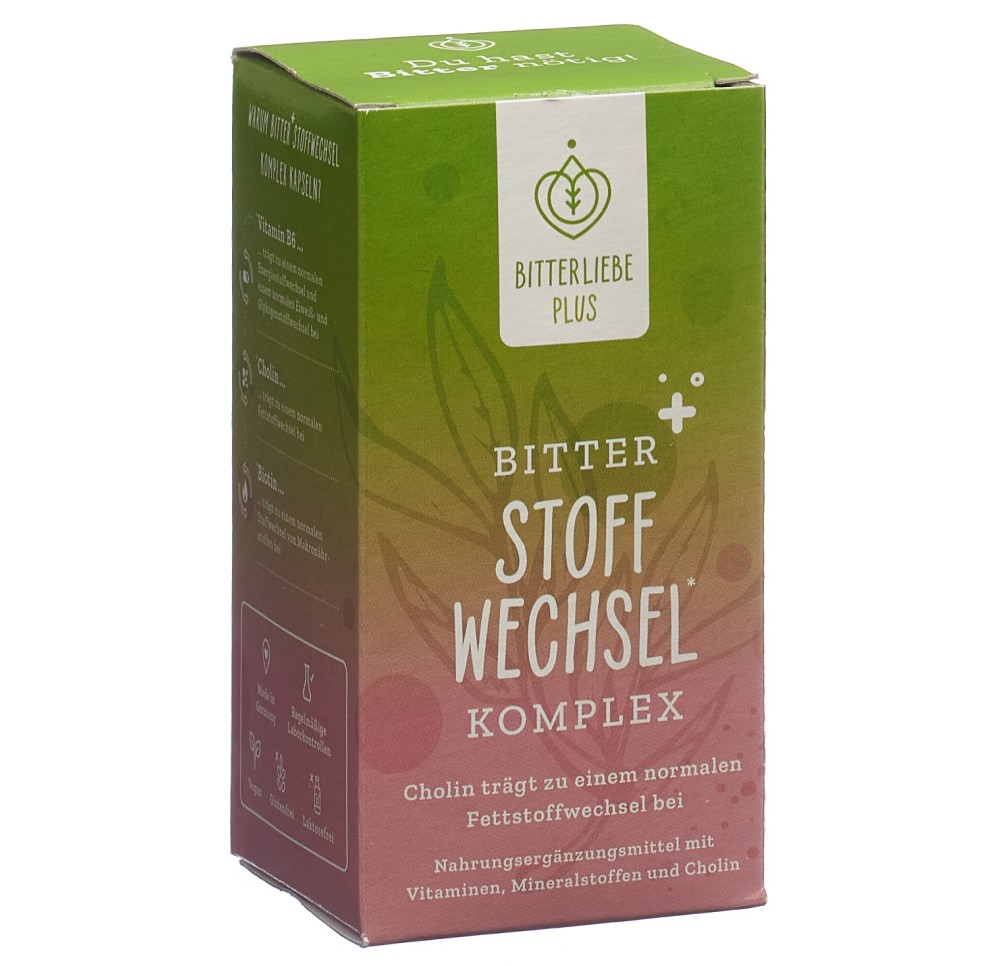BITTERLIEBE Plus Bitter Stoffwech Komp caps 90 pce BITTERLIEBE Plus Bitter Stoffwech Komp caps 90 pce