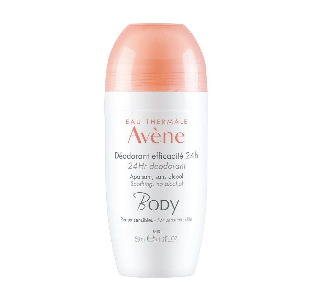 AVENE Body Deodorant roll-on 24h (nouveau) 50 ml AVENE Body Deodorant roll-on 24h (nouveau) 50 ml