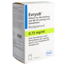 EVRYSDI pdr 0.75 mg/ml p sol av 5 ser orale 80 ml