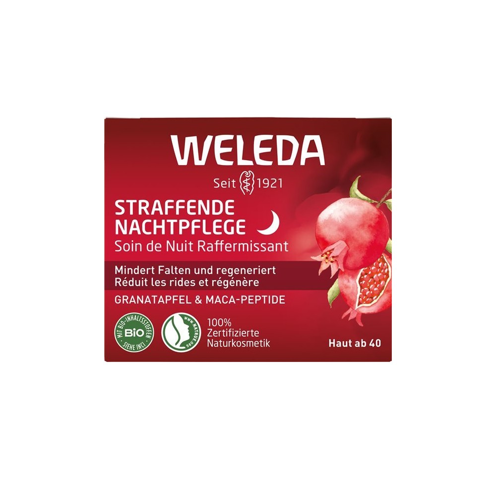 WELEDA soin nuit raff grena&maca 40 ml