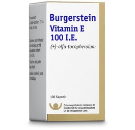 BURGERSTEIN Vitamin E caps moll 100 UI bte 100 pce