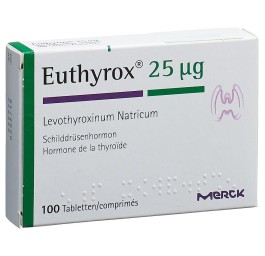 EUTHYROX 25 cpr 25 mcg 100 pce