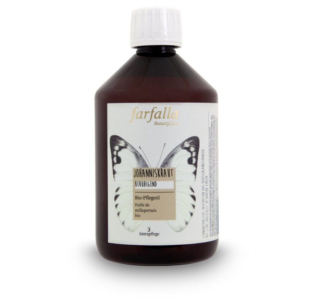 FARFALLA Huile de millepertuis bio 500 ml FARFALLA Huile de millepertuis bio 500 ml