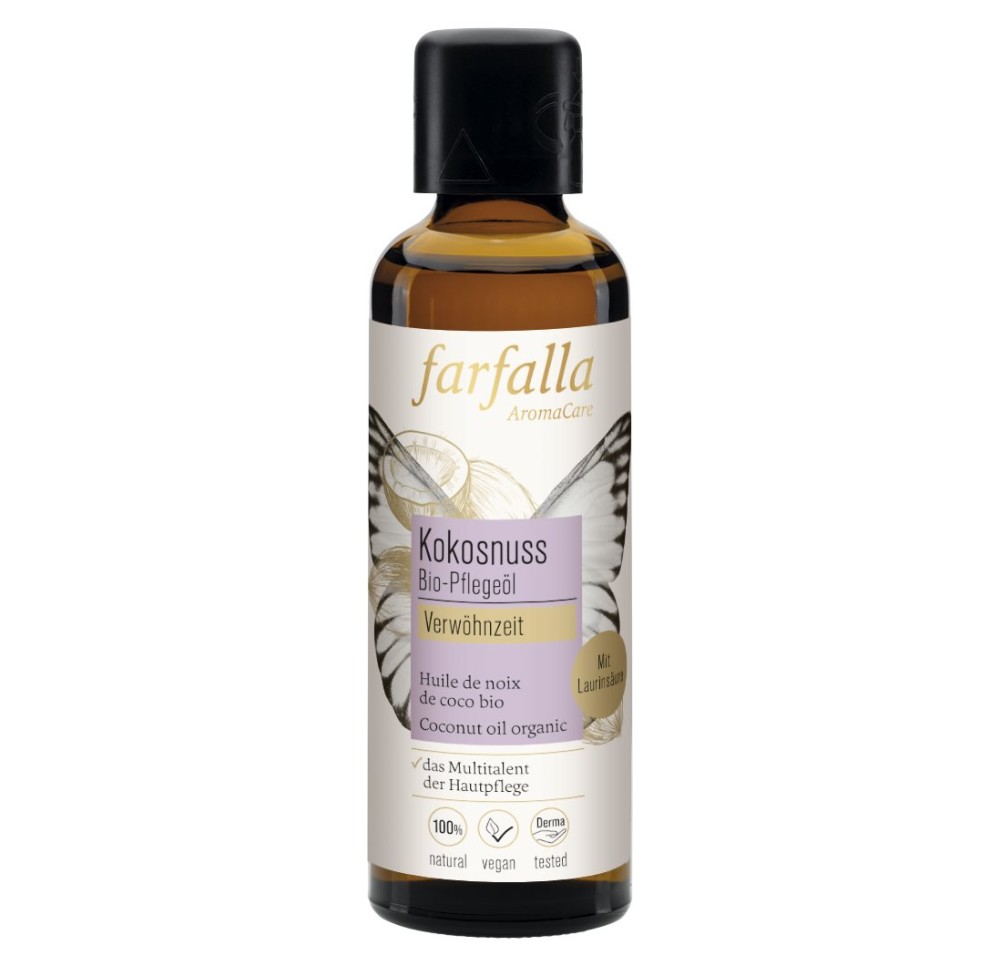 FARFALLA Huile de noix de coco bio 75 ml
