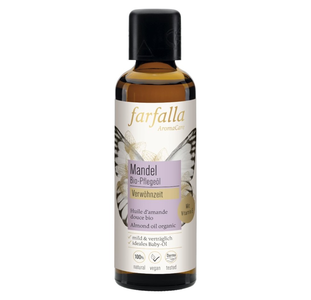 FARFALLA Huile d'amande douce bio 75 ml