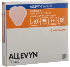 ALLEVYN ADH SACRUM pansement 17x17cm 10 pce