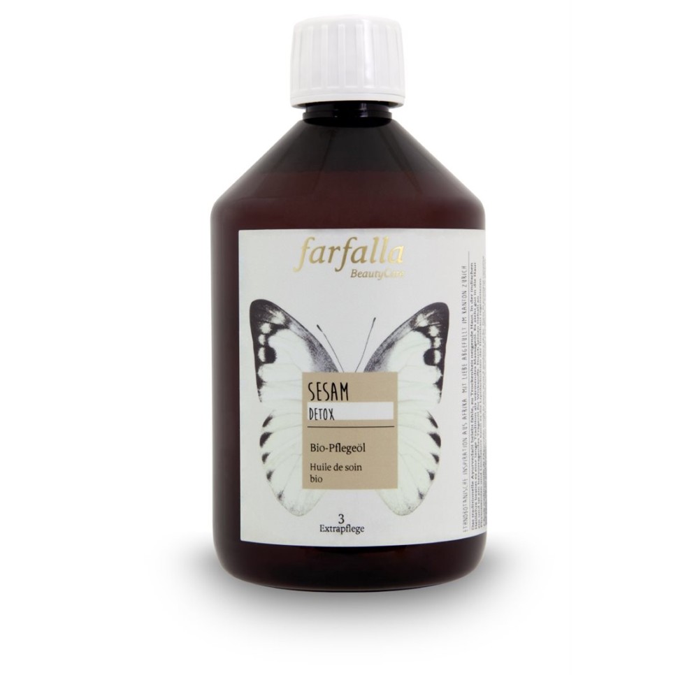 FARFALLA Huile de sésame bio 500 ml