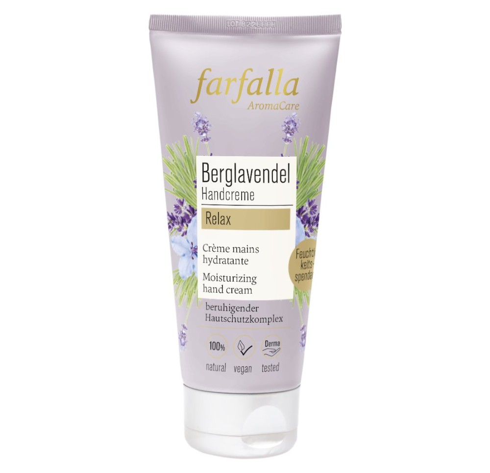FARFALLA Crème mains Berglavendel 50 ml FARFALLA Crème mains Berglavendel 50 ml