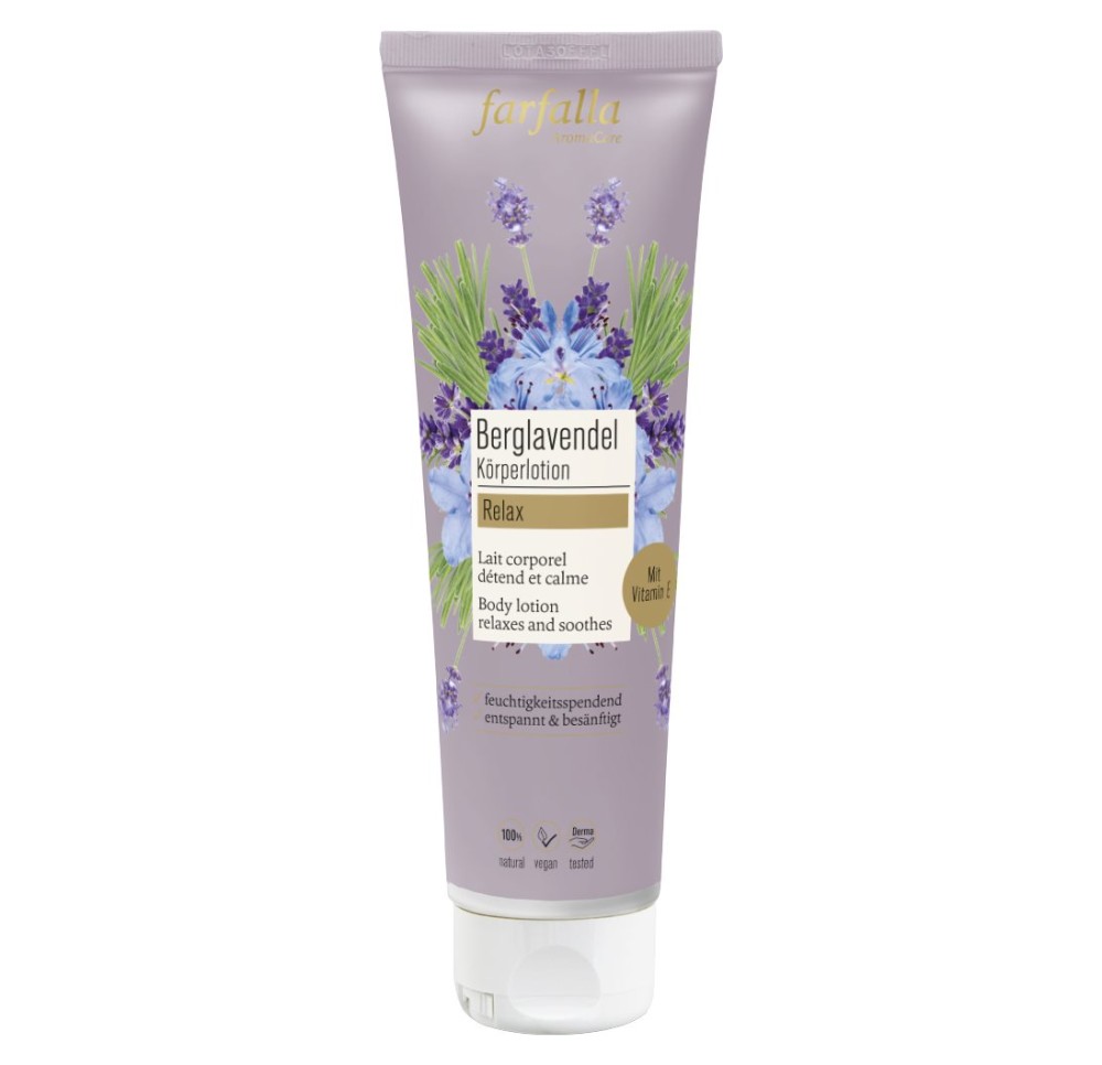 FARFALLA Lotion corporel Berglavendel 150 ml FARFALLA Lotion corporel Berglavendel 150 ml