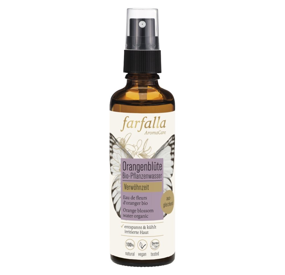 FARFALLA Eau de fleurs d'oranger bio spr 75 ml FARFALLA Eau de fleurs d'oranger bio spr 75 ml