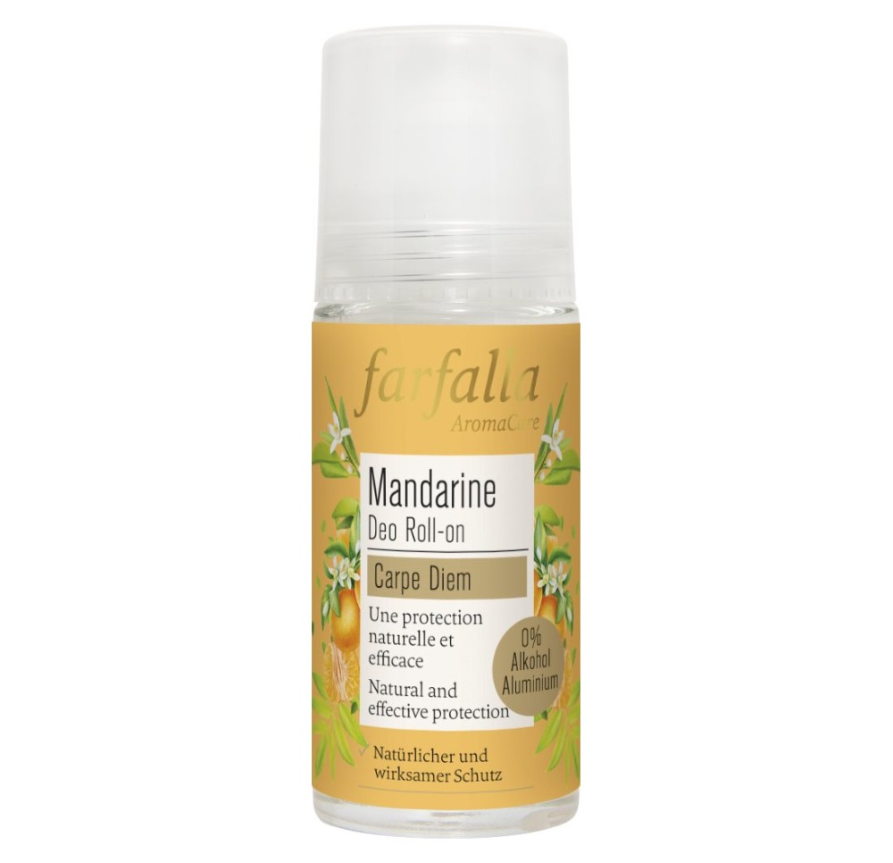 FARFALLA Déo roll-on agrumes Mandarine 50 ml FARFALLA Déo roll-on agrumes Mandarine 50 ml