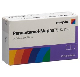 PARACETAMOL Mepha cpr pell 500 mg 20 pce