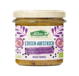 ALLOS pâte tartin lentilles beluga balsa bio 140 g