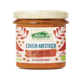 ALLOS pâte tartin lentilles corail pime bio 140 g