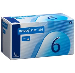 NOVOFINE aiguilles injection 31G 6mm 100 pce