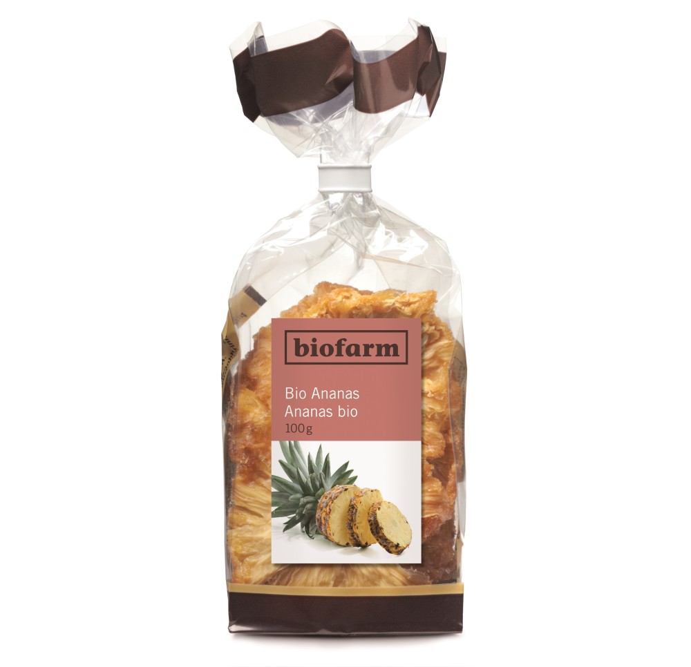 BIOFARM anneaux ananas sach 100 g