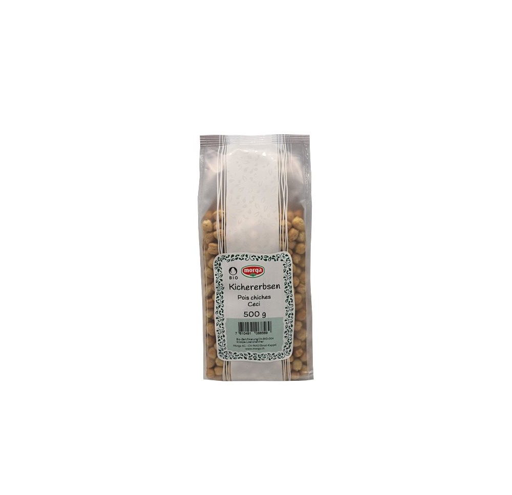 MORGA pois chiches bio bourgeon sach 500 g MORGA pois chiches bio bourgeon sach 500 g