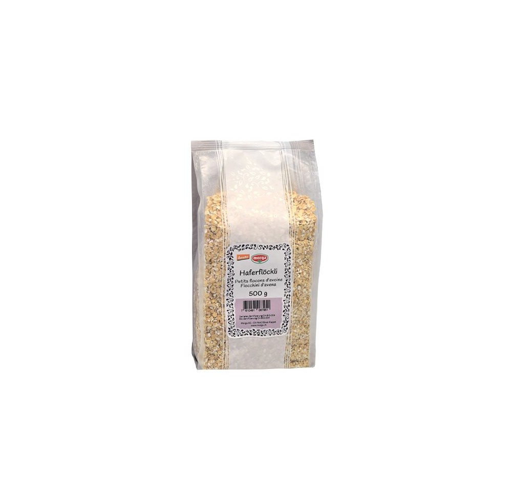 MORGA petits flocons d'avoine demeter sach 500 g MORGA petits flocons d'avoine demeter sach 500 g