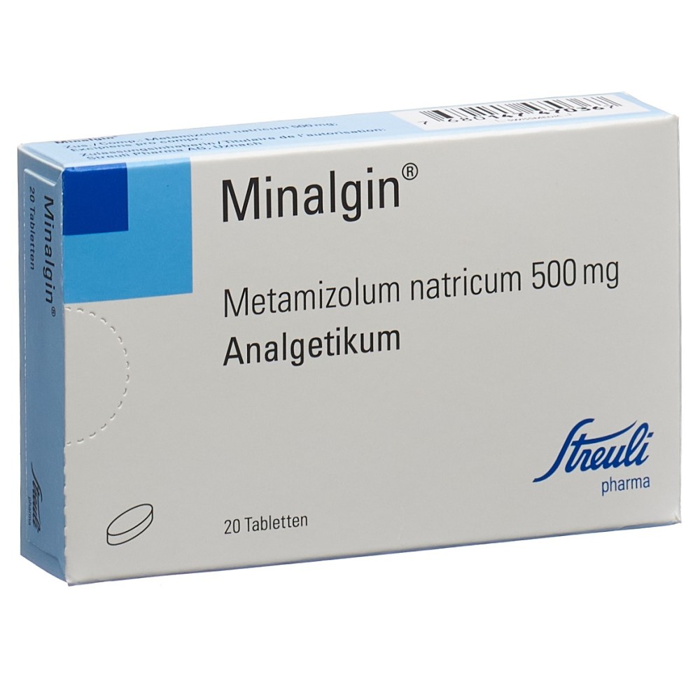 MINALGINE cpr 500 mg ovale 20 pce MINALGINE cpr 500 mg ovale 20 pce